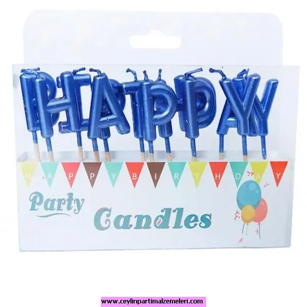 Happy Birthday Harf Mum Lacivert